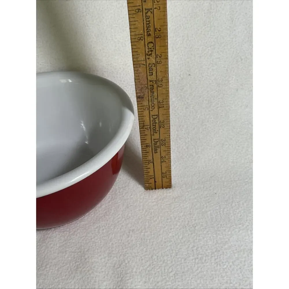 Corningware Coordinates Mixing Bowl 2 Qt Cajun Red Nesting Stoneware